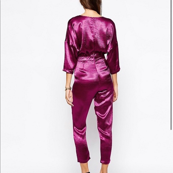 NWT Motel raspberry jumpsuit - Picture 2 of 7